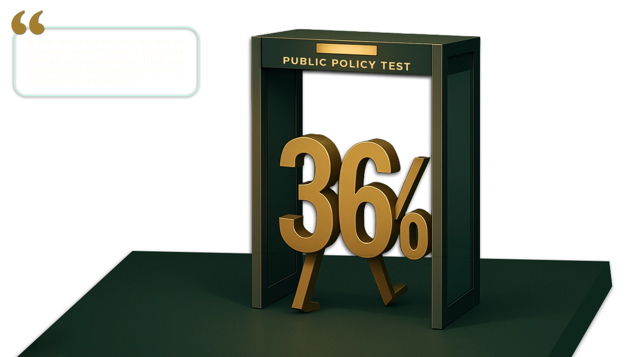 36% Default Interest Upheld: SC Draws the Line on 'Public Policy' Challenges to Commercial Arbitration
