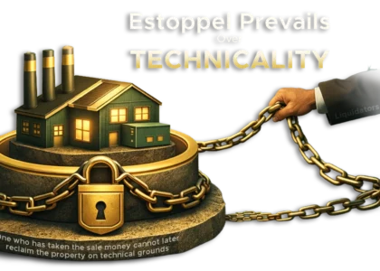 How the Doctrine of Estoppel Prevents "Unjust Enrichment" by Liquidators?