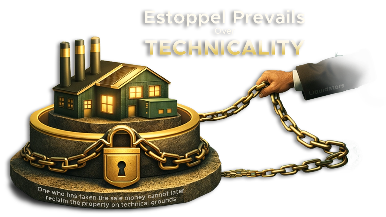 How the Doctrine of Estoppel Prevents "Unjust Enrichment" by Liquidators?